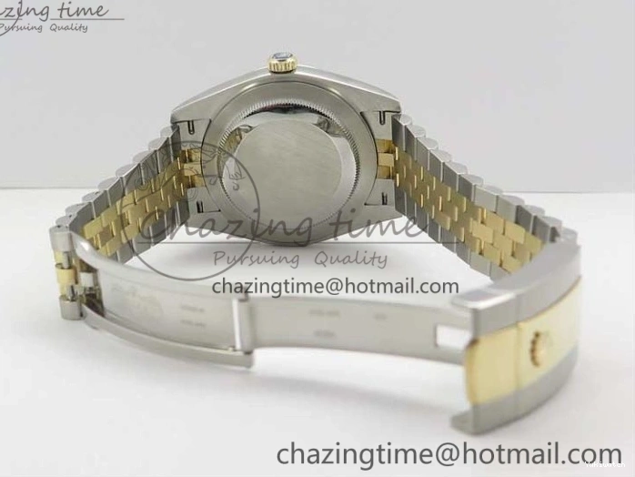 Best Bracelet Dial WWF Stick 126333 Edition 41 Makers YG Jubilee DateJust Wrapped Gold Wrapped SS SS A2836 on YG 0410
